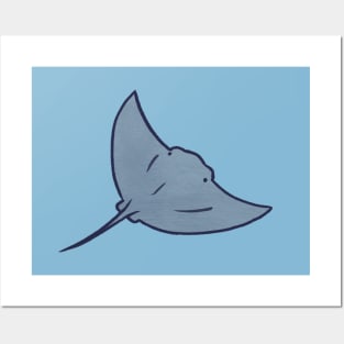 Majestic Bat Ray Posters and Art